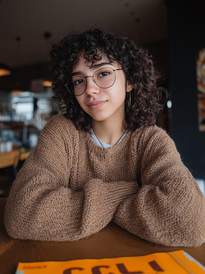 original image and effect image showing a girl taking a selfie with Michael Myers in the elevator 1