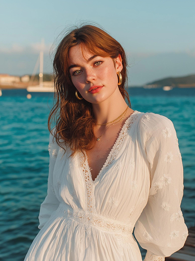 a girl eating McDonald's with Michael Myers 1