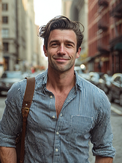 a man making jack-o'-lanterns in the kitchen with a clown 1