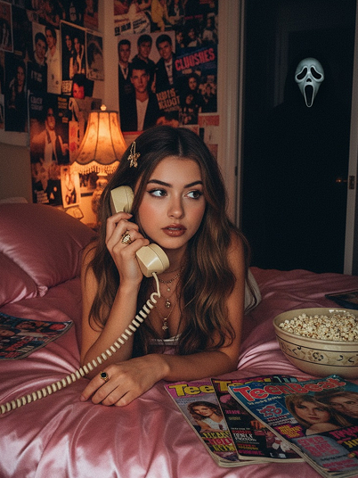 imagen original y efecto de Halloween de ensueño con una figura de cara de fantasma