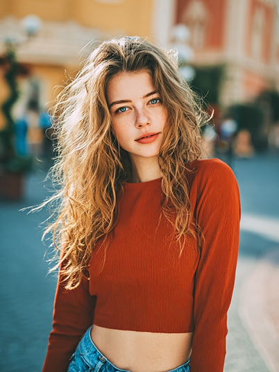 a girl eating McDonald's with Ghostface 1