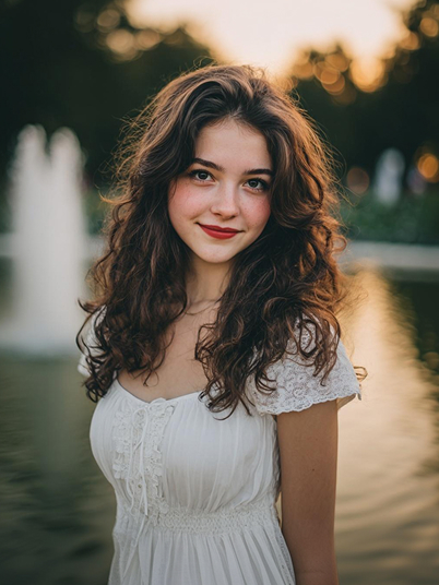a girl holding a bottle of red wines, sitting in a shopping cart, and strolling through the supermarket with Voorhees 1