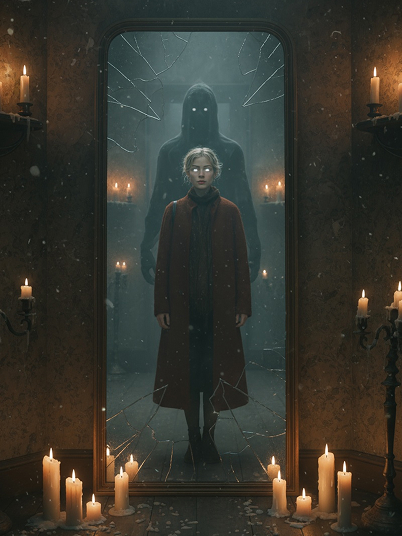 original image and mirror's vengeful spirit filter effect