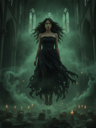 original image and floating spirit filter effect