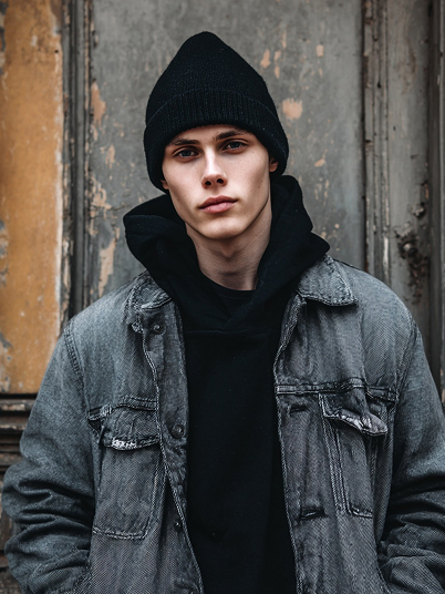 a man making jack-o'-lanterns in the kitchen with Ghostface 1